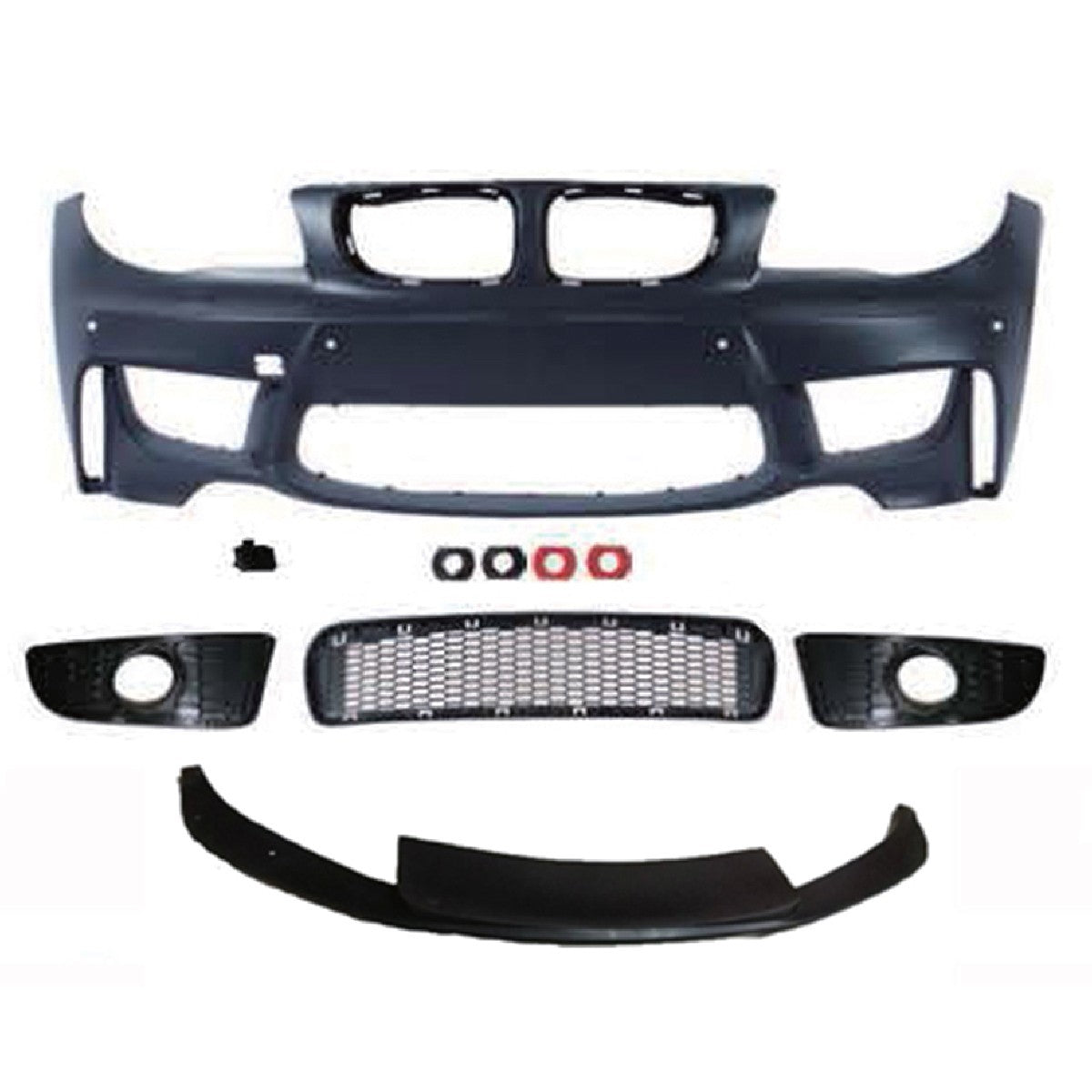 Sport Frontstoßstange mit Spoiler passend für BMW 1er (E81-E88) 2004-2011