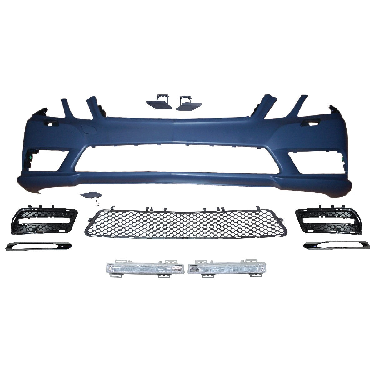 Frontstoßstange Sport mit LED Tagfahrlicht passend für Mercedes E-Klasse W212 S212 2009-2013
