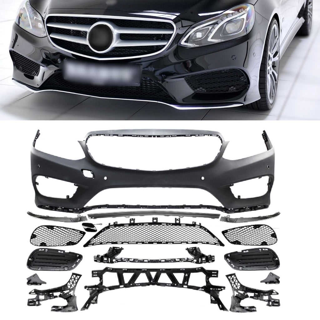 Sport-Stoßstange Front PDC Grill AMG-Stil für MERCEDES E-Klasse W212/S212 Facelift 2013-2016