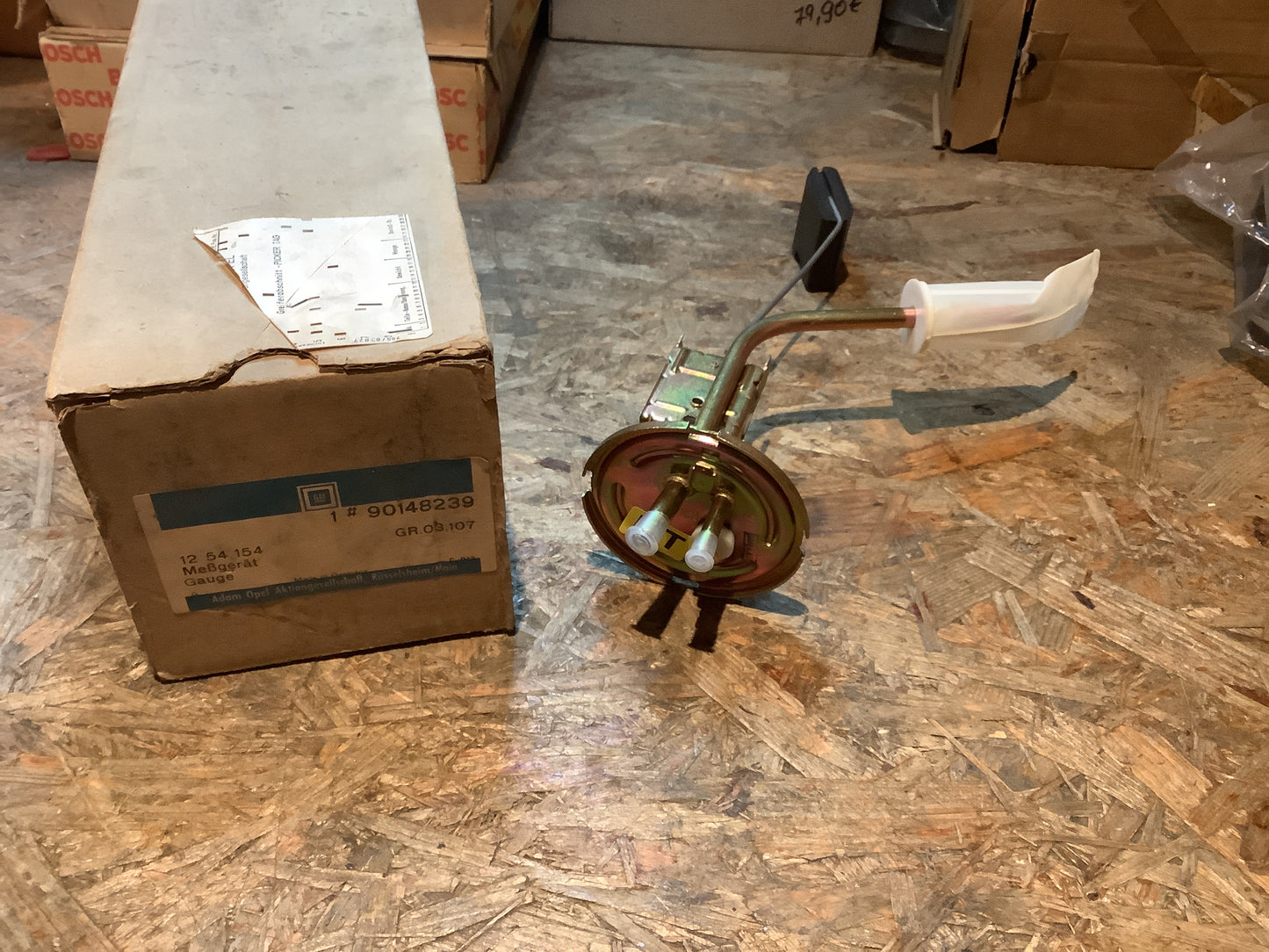 Commodore C, Rekord E/Caravan 1,7/1,8/1,9/2,0/2,5 Liter Tankgeber Kraftstoffmessgerät Original GM NEU