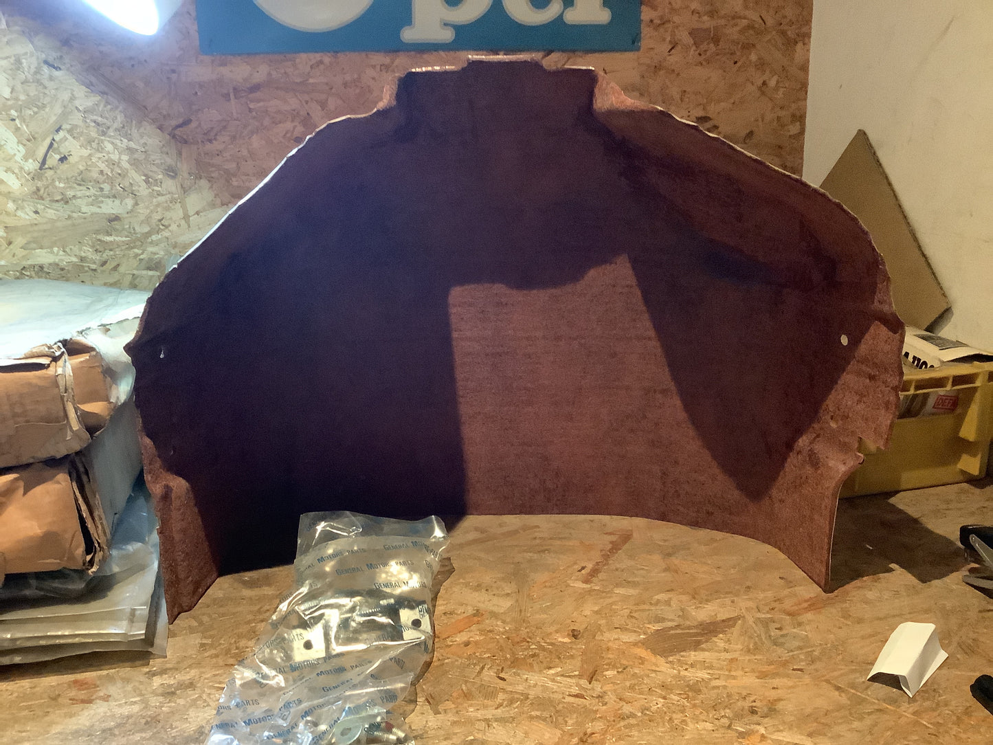 Opel Blitz Hitzeschutzblech Wärmeschutzblech Tank Original Gm neu