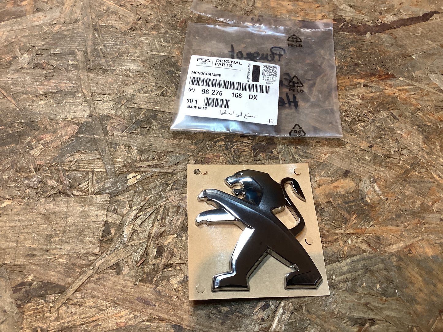 Peugeot Emblem Heckklappe Original PSA Groupe NEU