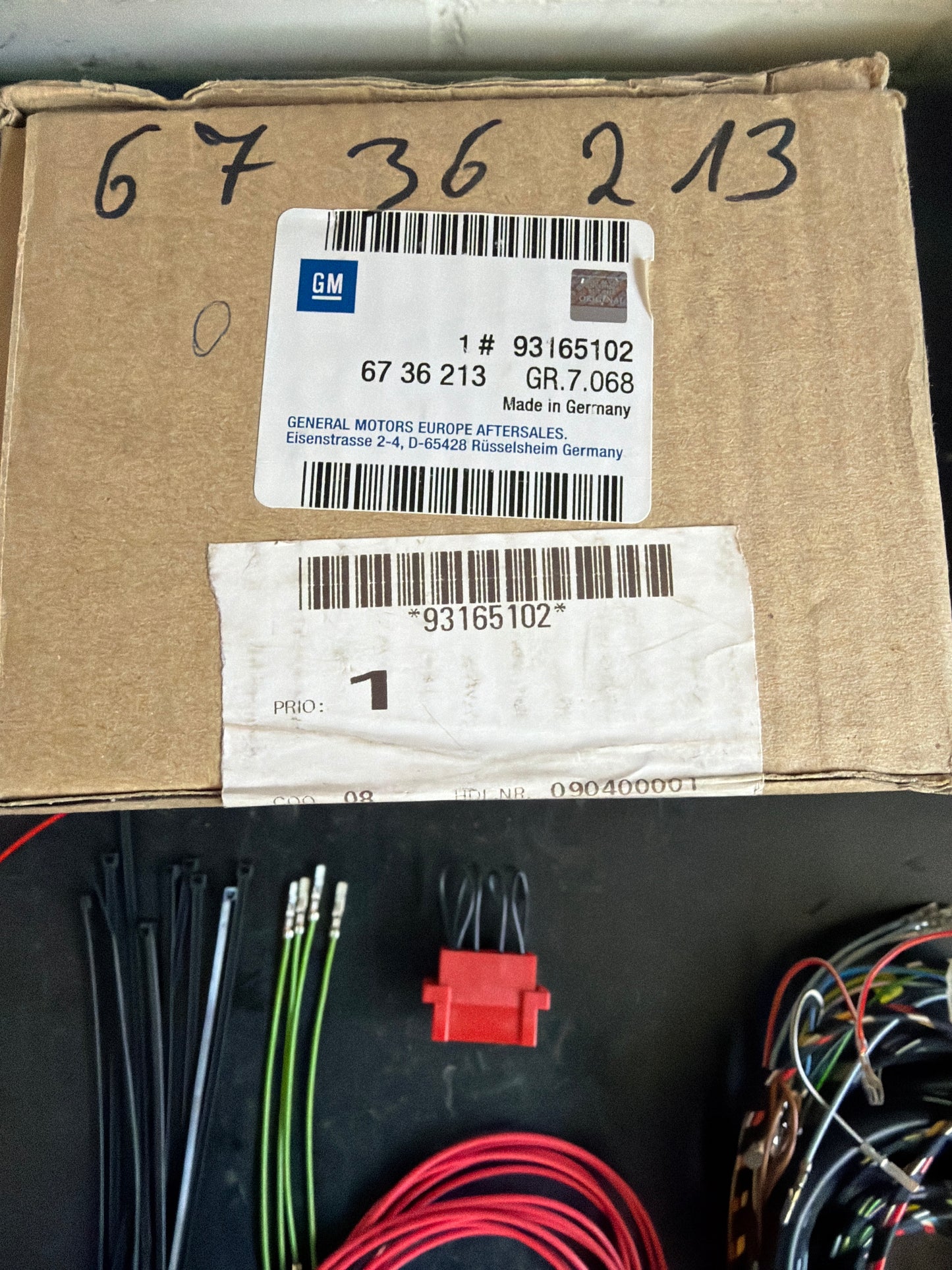 Original GM Opel Omega B Kabelsatz Anhängerkupplung NEU