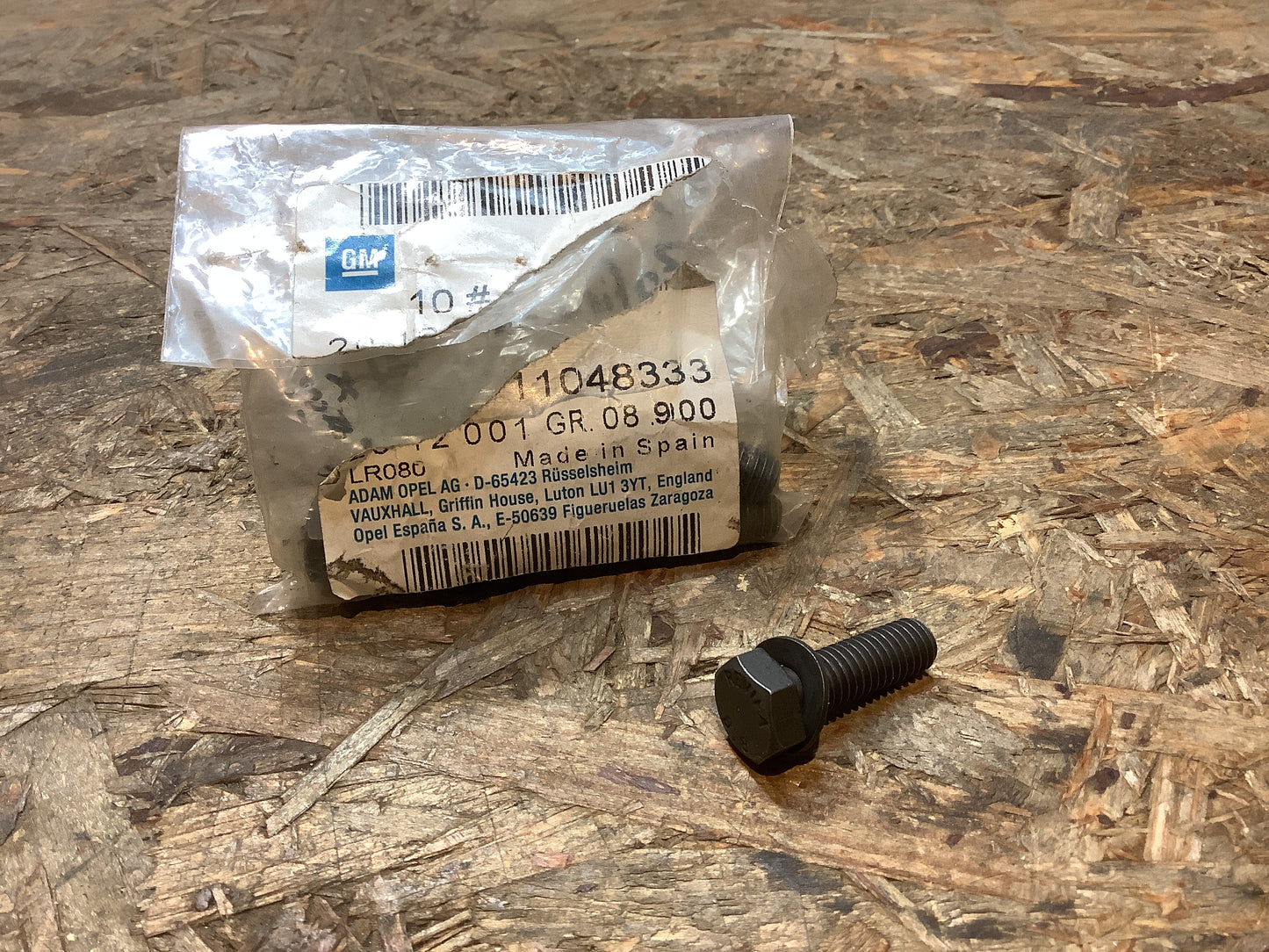 Astra G, Zafira A SKT Schraube M8x25 Führungsrolle an Halter Original GM NEU