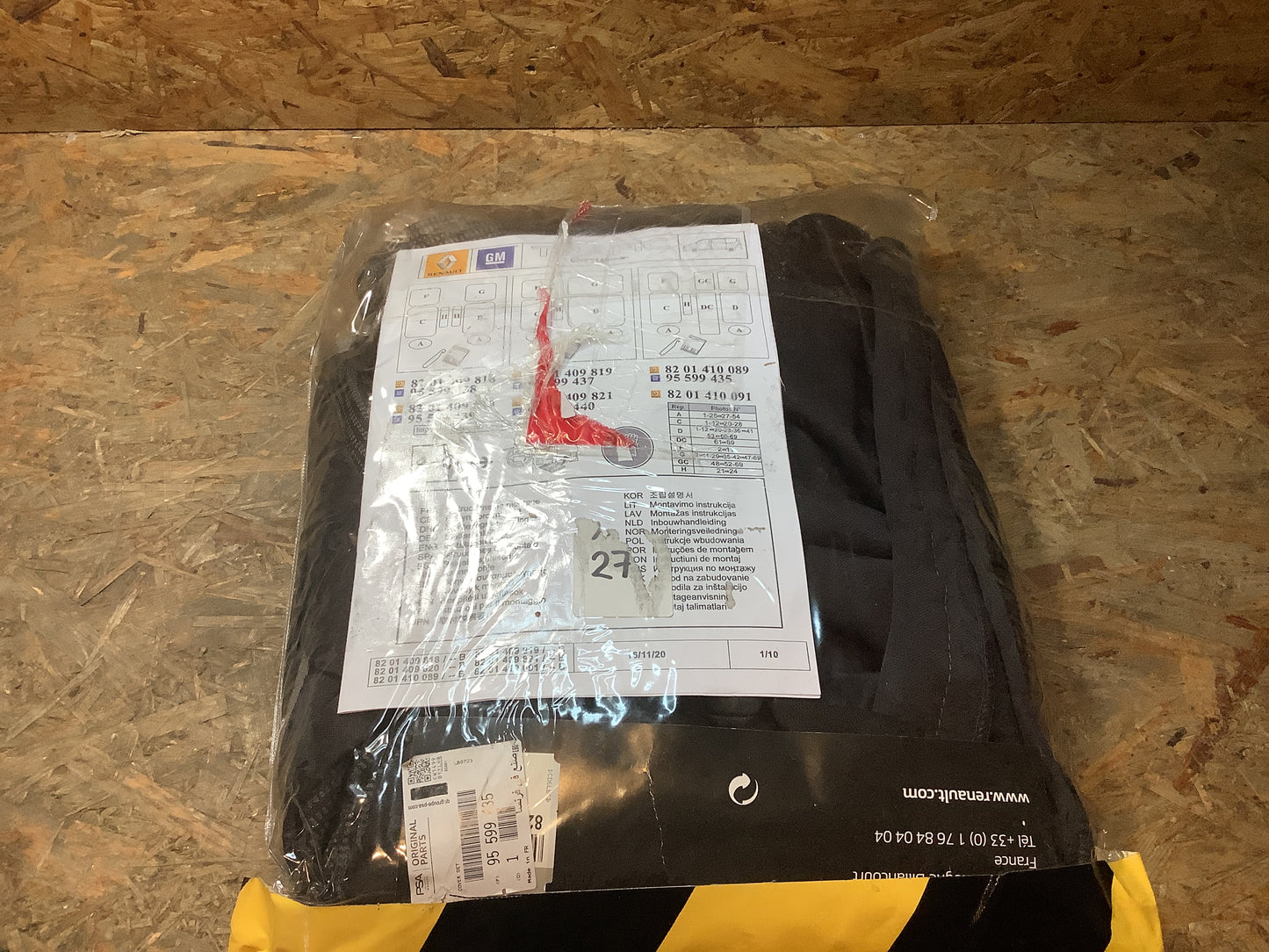 Renault Trafic Sitzbezug Original Renault Group NEU