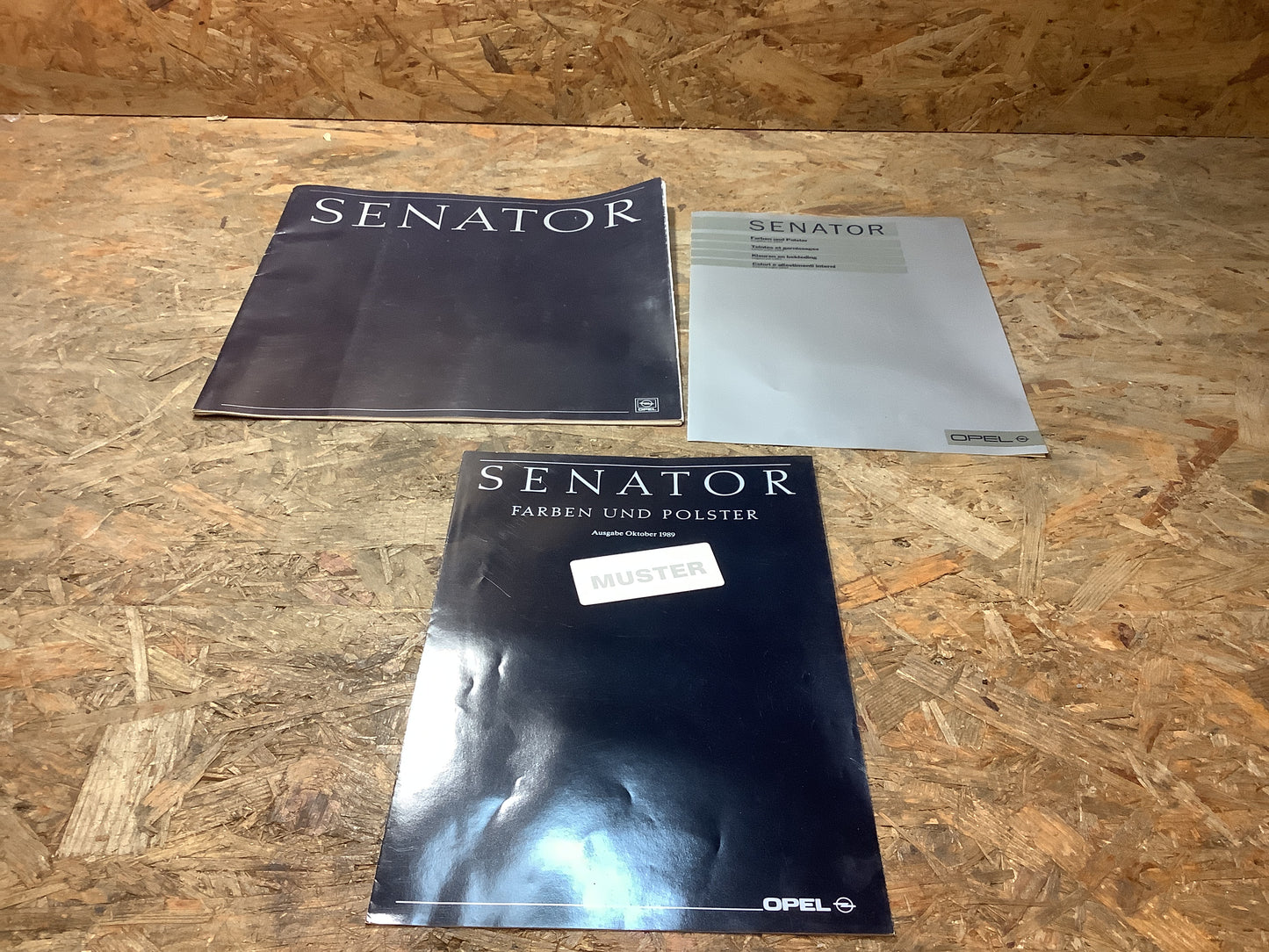 Opel Senator Prospekt (3-Teilig) Ausgabe Juli 1984 & Oktober 1989