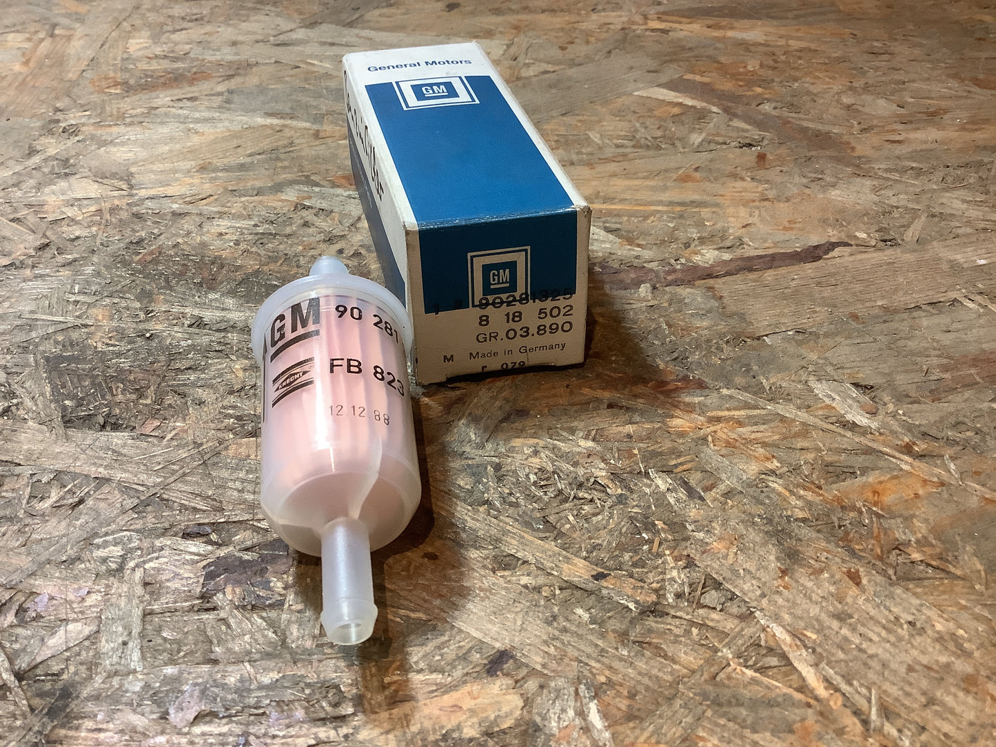 Opel Ascona A/B/C, Opel Kadett C/D/E Benzinfilter Original GM NEU