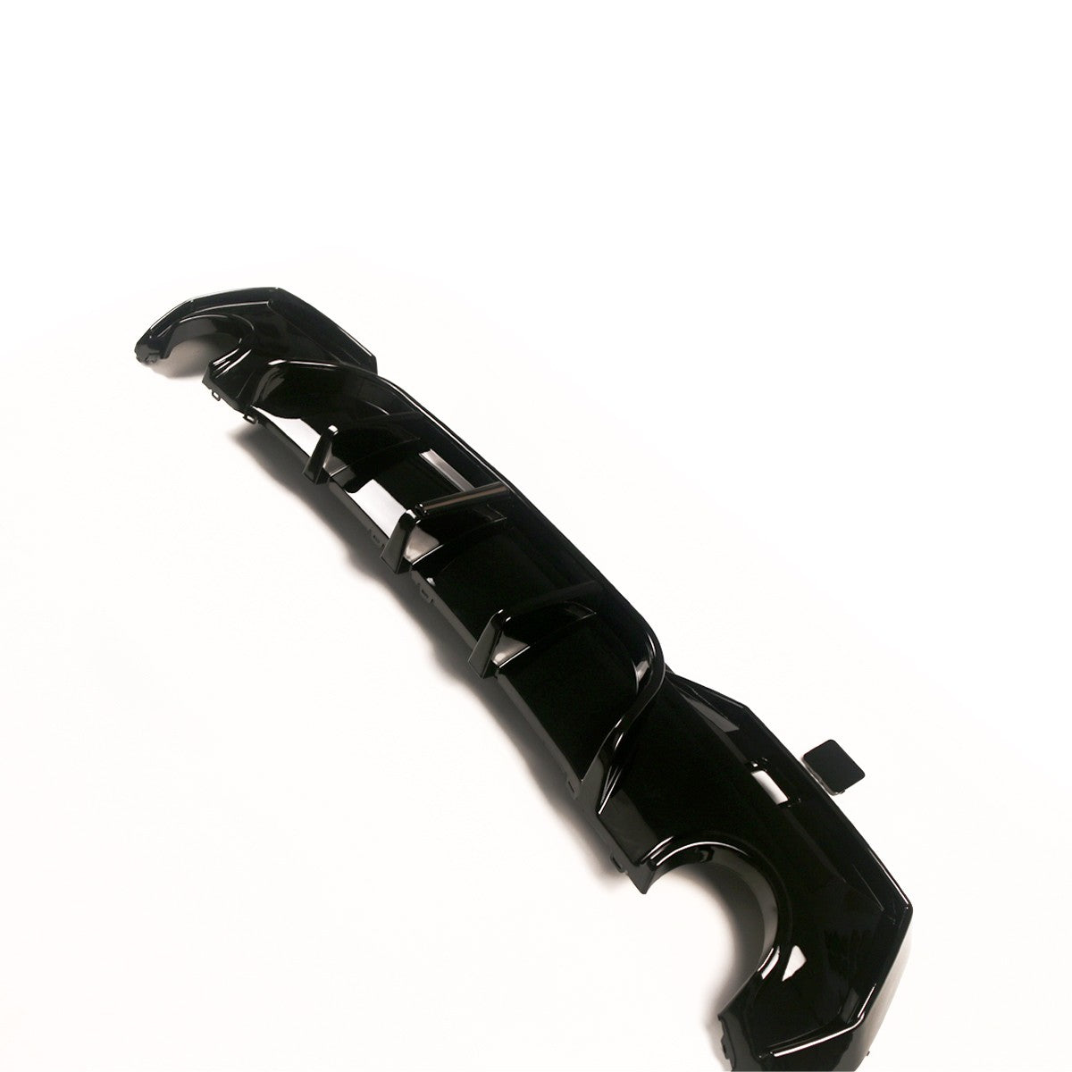 Heckstoßstange Diffusor Hochglanz Schwarz LED passend für BMW 4er G22 G23 2021-2024