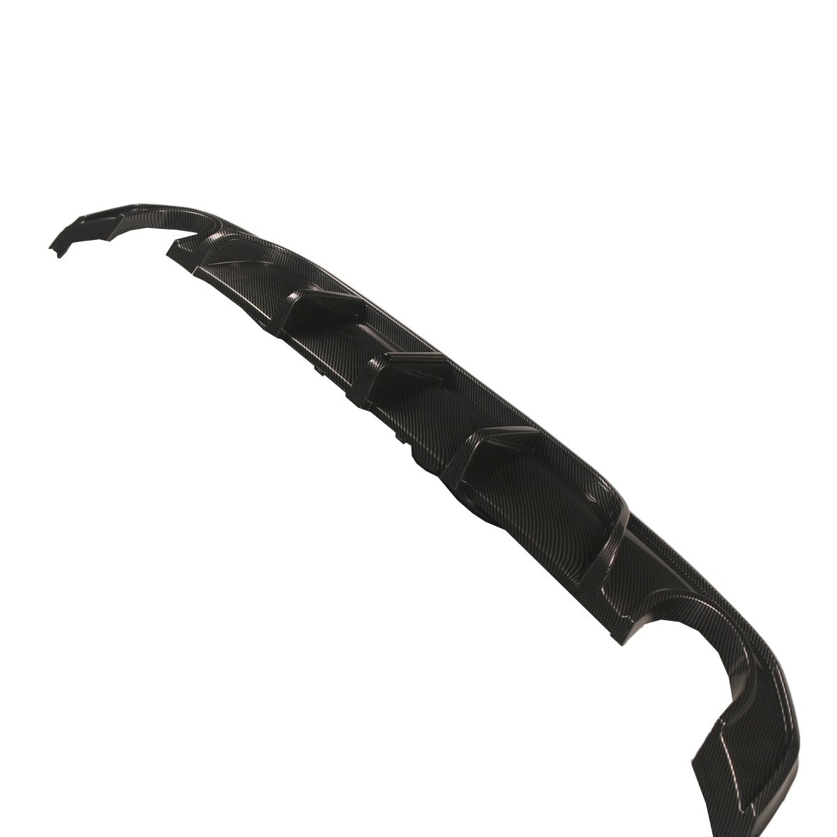 Heckstoßstange Diffusor Carbon-Optik mit LED passend für BMW 4er G26 2021-2024