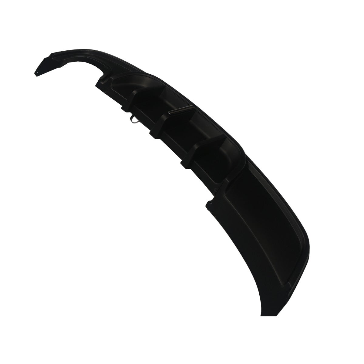 Heckstoßstange Diffusor Matt Schwarz LED passend für BMW 1er E82/E88 2007-2013