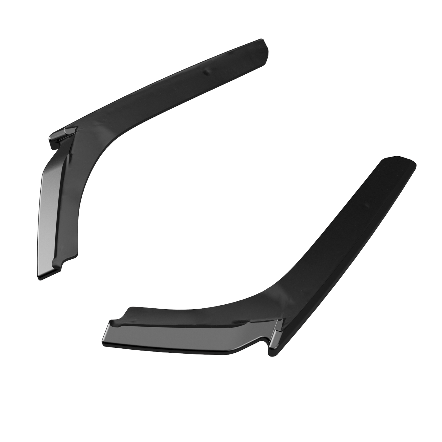 RS11.042 - Heckseitendiffuser Splitter passend für BMW M4 F82 2014-2021 Hochglanz Schwarz