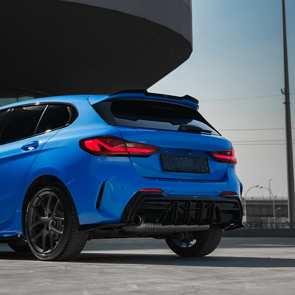 Heckschürze passend für BMW 1er F40 M-Pack/M135i 2019-2024 Hochglanz Schwarz