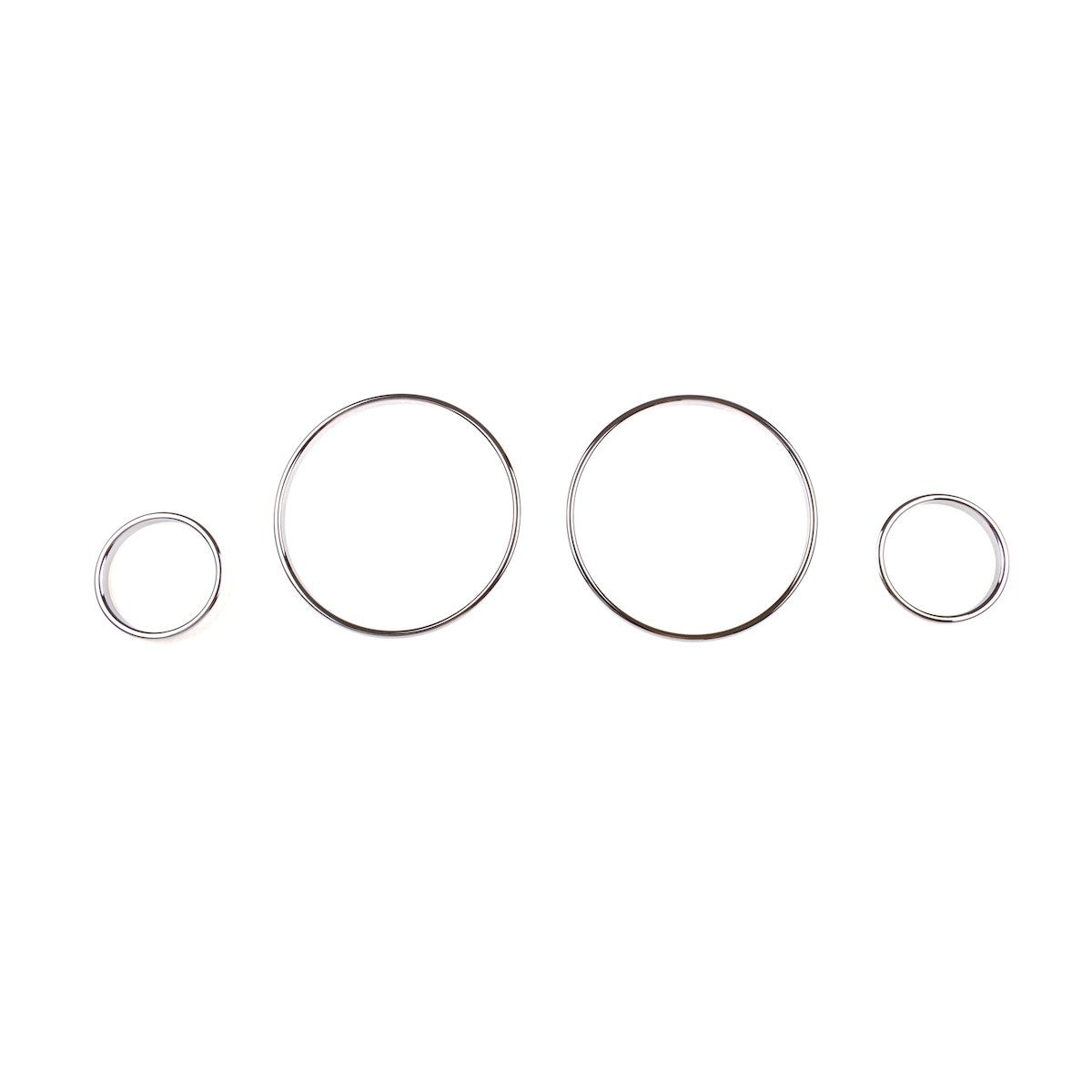 Chrom Armaturenbrett Ringe passend für BMW 5er E39 1995-2003