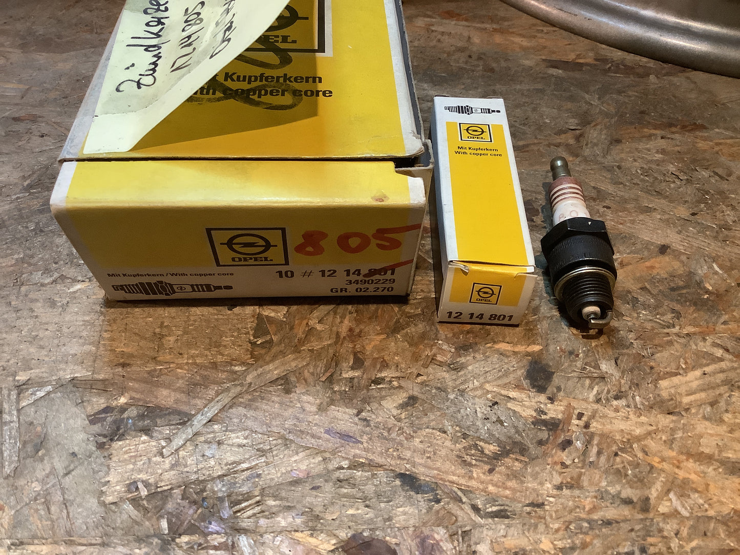 Opel Ascona C 1.6L, Kadett E 1.6L Zündkerze Original Opel NEU