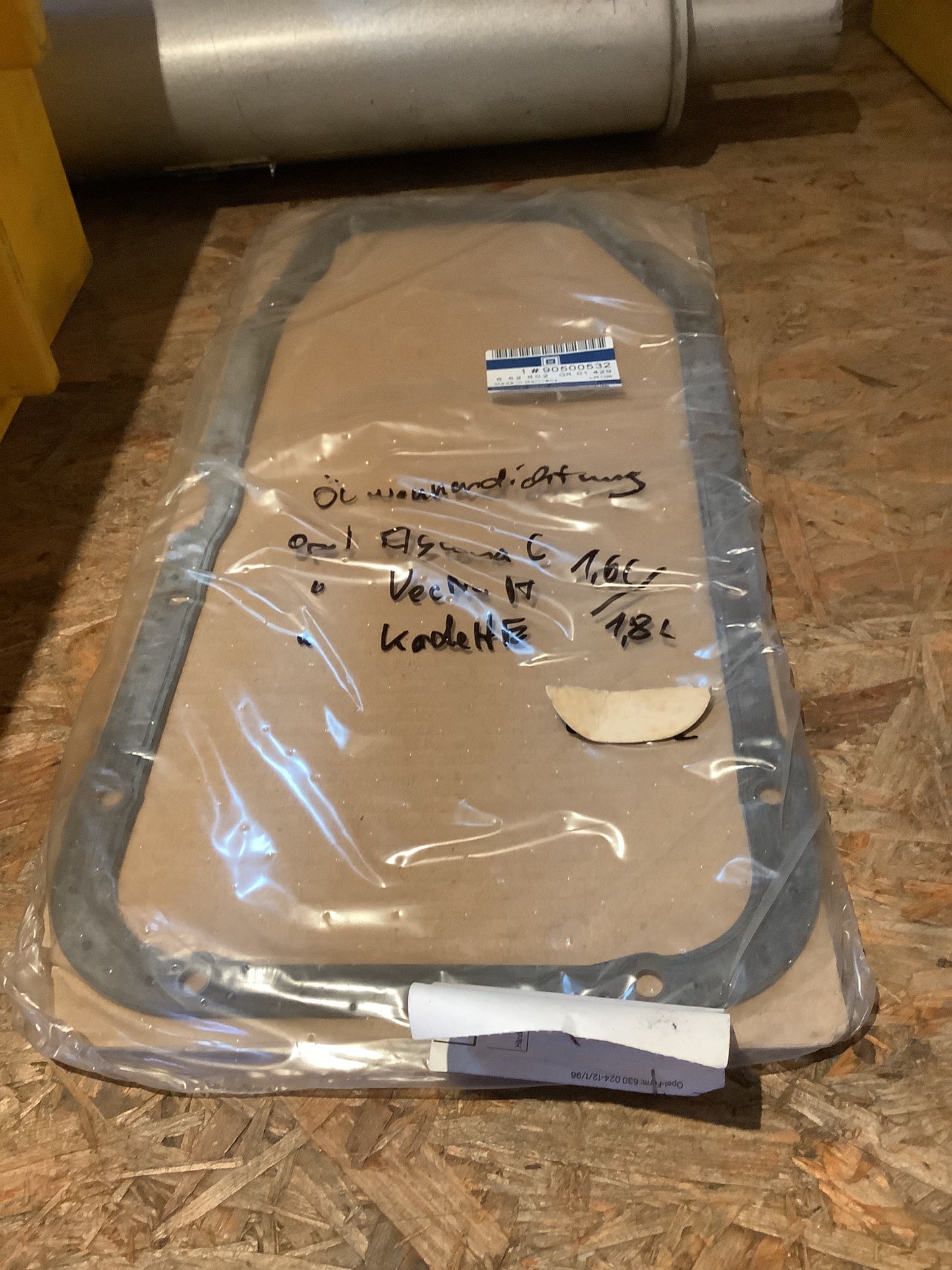 Opel Ascona C, Vectra A, Kadett E Ölwannendichtung Original GM NEU