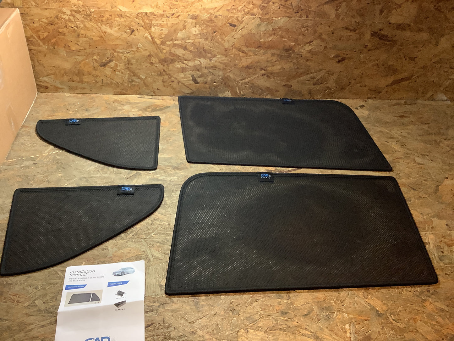 Satz Car Shades (Hintertüren) passend für Mercedes E-Klasse W213 Kombi 2016- (2-teilig)