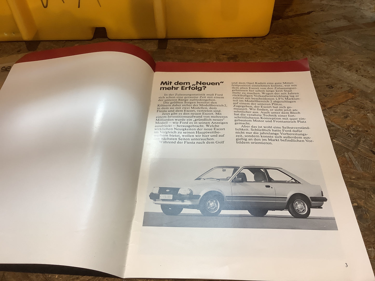 V.A.G Ford Escort- bringt er etwas Neues? Stand Febuar 1981
