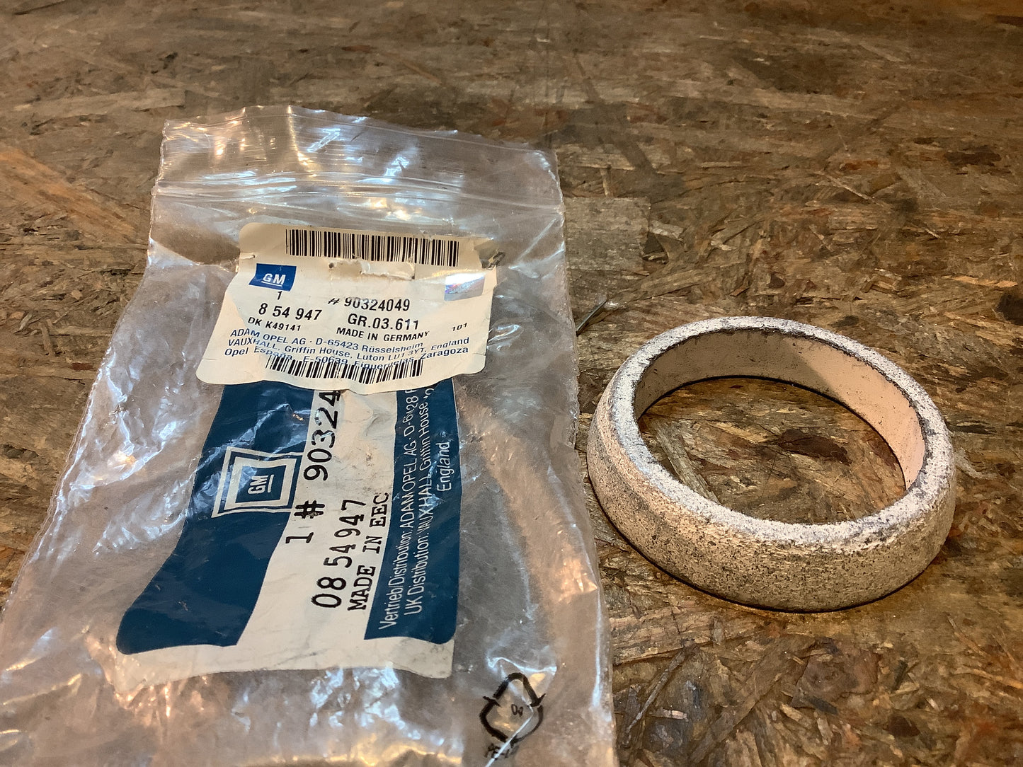 Opel Vectra B Dichtring Abgasrohr Original GM NEU
