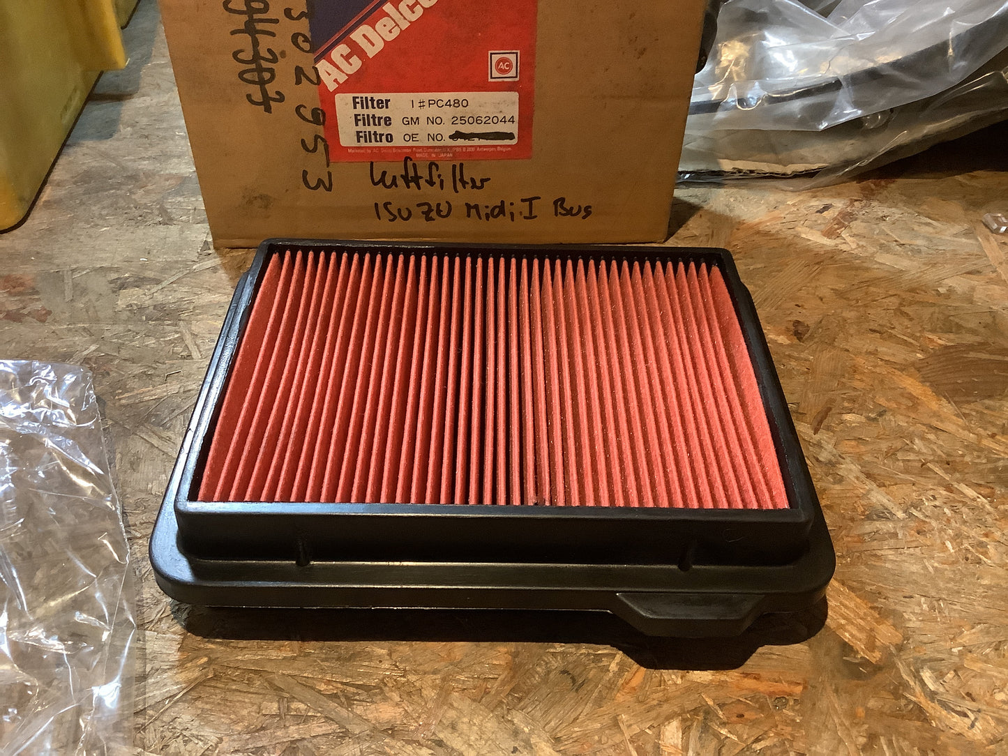 Isuzu Midi I Bus Luftfilter Original AC Delco NEU