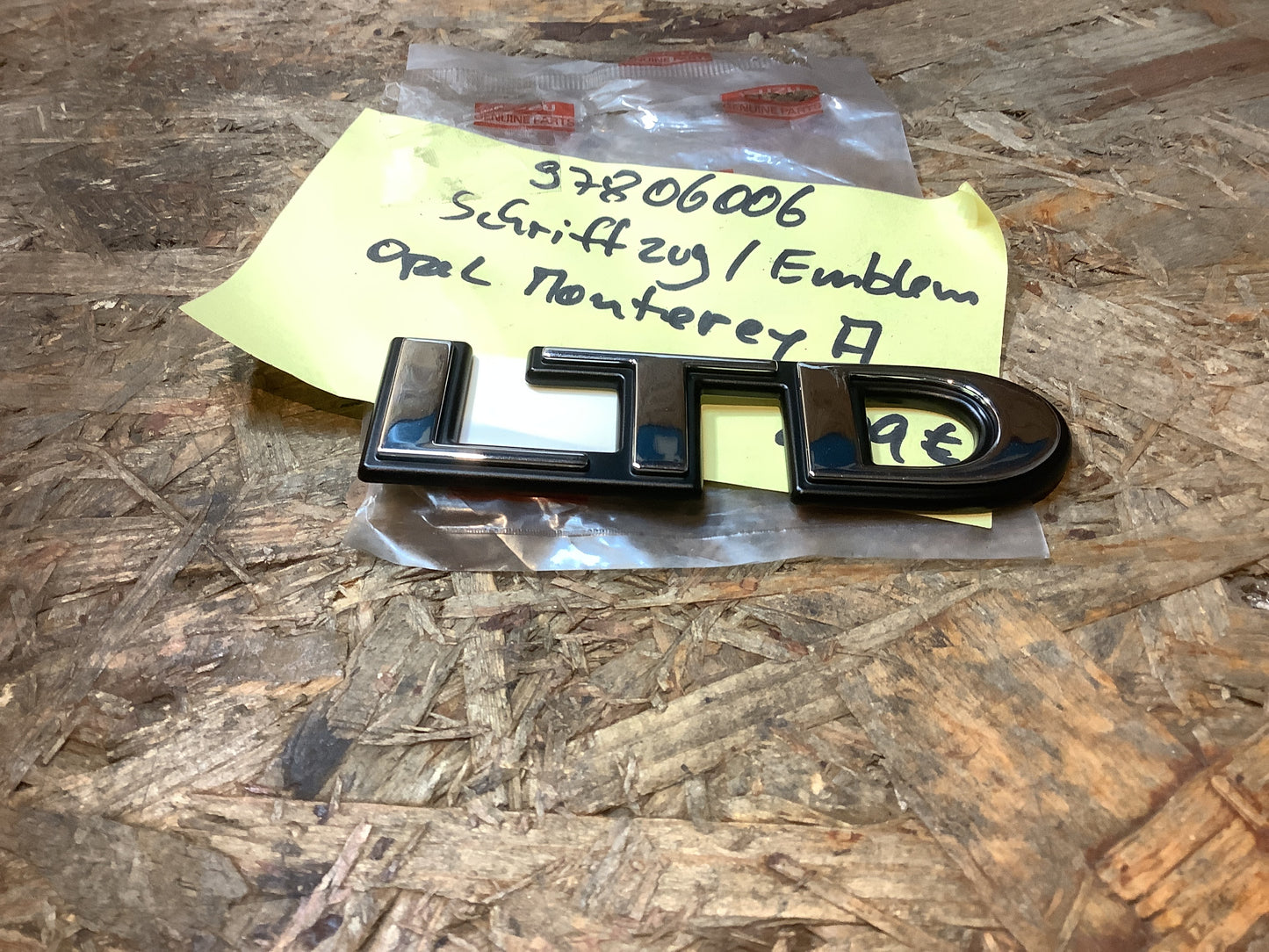 Opel Monterey A Schriftzug/Emblem Original GM NEU