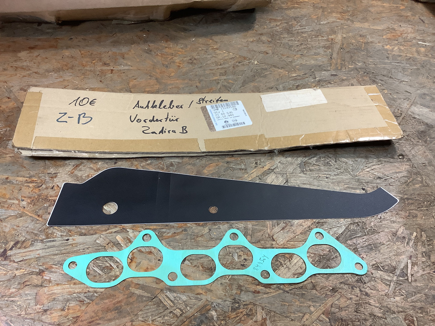 Zafira B Aufkleber/Streifen Vordertür Original GM NEU