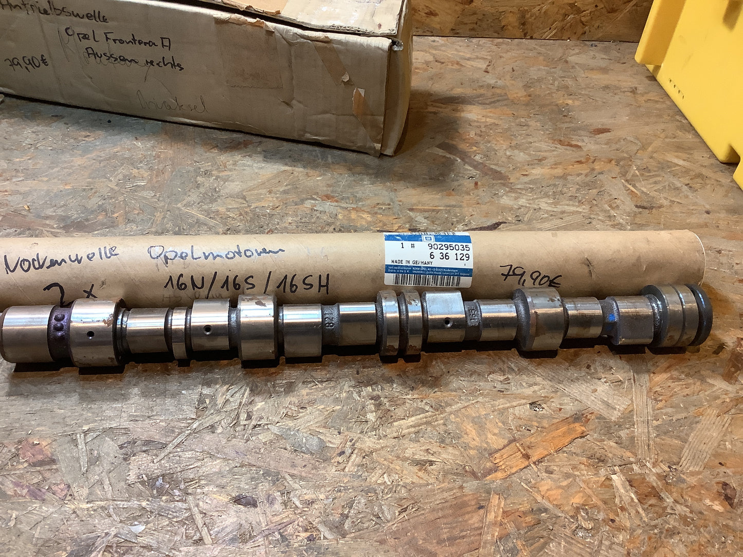 Opelmotoren; 16N/16S/16SH Kadett D-E 1,6 Ascona C Nockenwelle für Opelmotoren Original GM NEU