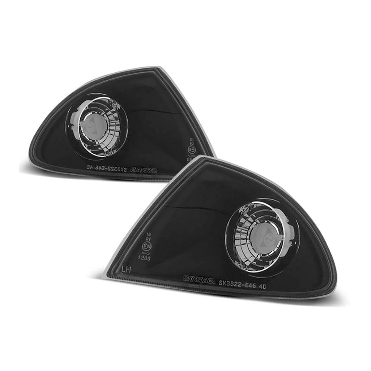 Frontblinker Schwarz passend für BMW E46 05.98-08.01