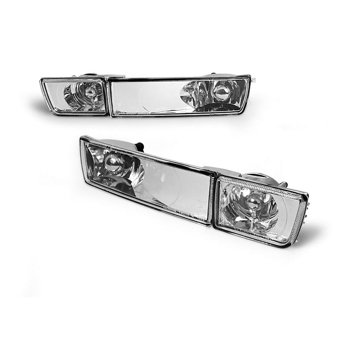 Frontblinker mit Nebelscheinwerfern Chrom passend für VW Golf 3 / Vento