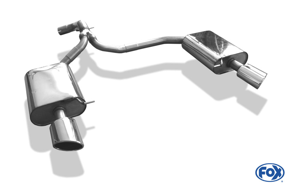 Ford Galaxy II - WA6 Endschalldämpfer rechts/links - 115x85 Typ 38 rechts/links