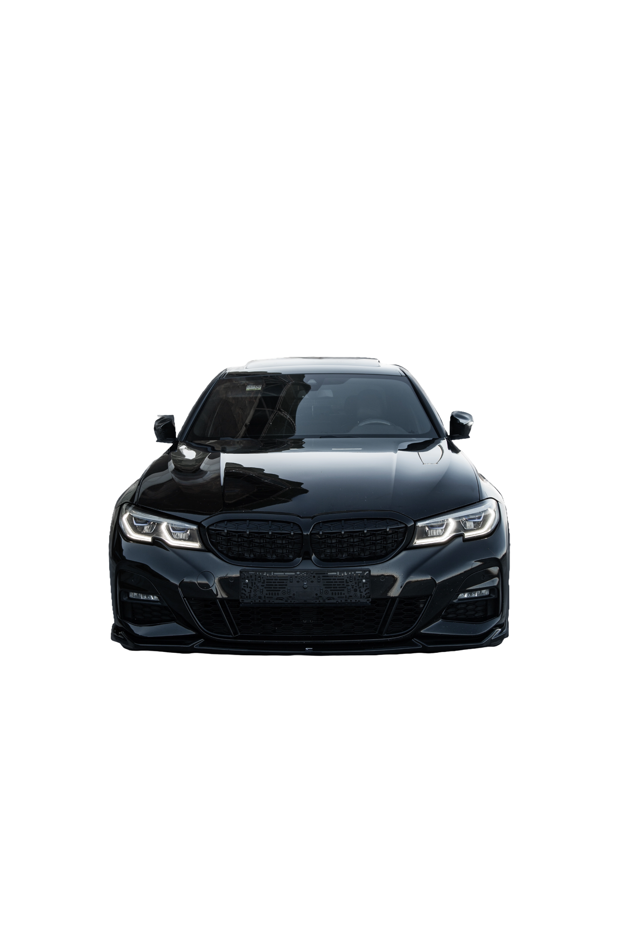 Frontsplitter passend für BMW 3er G20-G21 M-Pack 2018-2022 mit ABE TÜV Hochglanz Schwarz