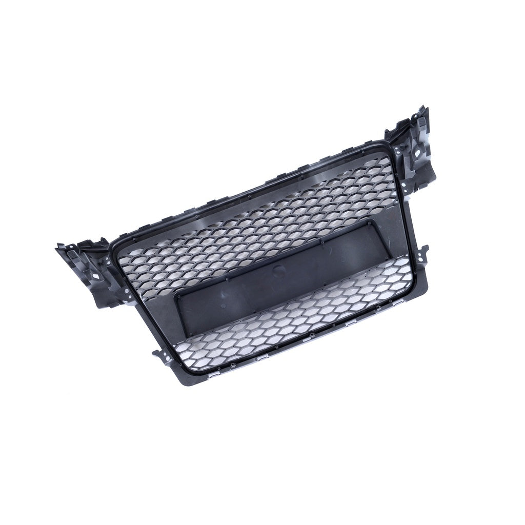 Sport Kühlergrill Silber Glanzschwarz für AUDI A4 B8 Limousine Avant 2008-2012