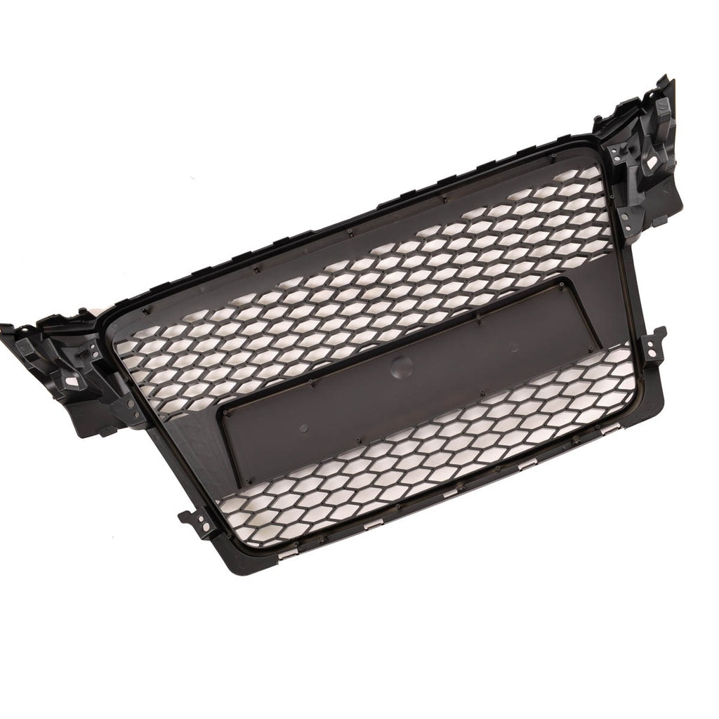 Glänzender Schwarzer Kühlergrill ABS Kunststoff für AUDI A4 B8 Limousine 2007-2011