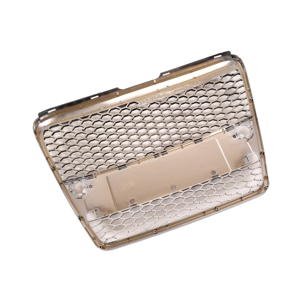 Sport Kühlergrill Chrom Glänzend Schwarz für AUDI A6 C6 Limousine Avant 2004-2008 RS Style