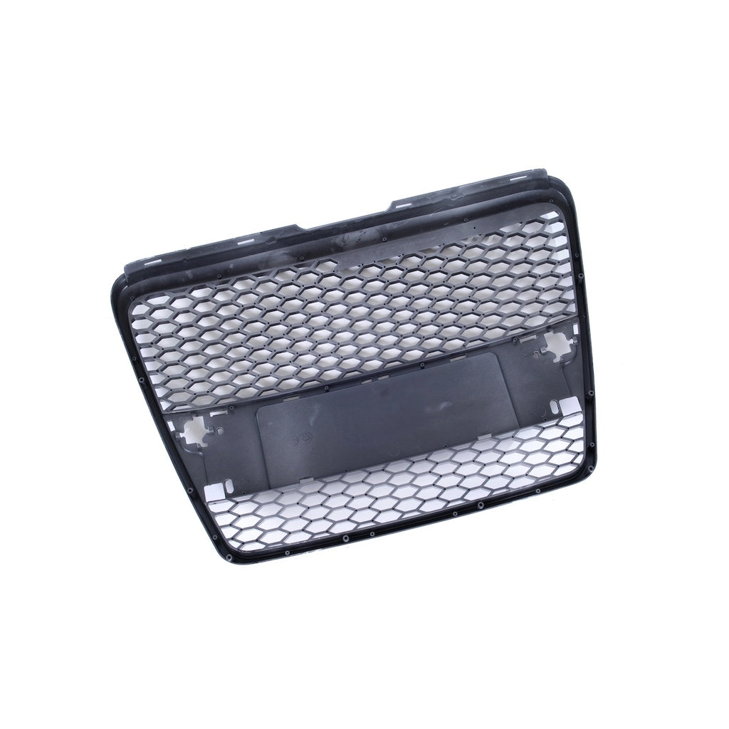 Sport Grill Silber Hochglanz Schwarz für AUDI A6 C6 4F Limousine Avant 2004-2008 RS Style