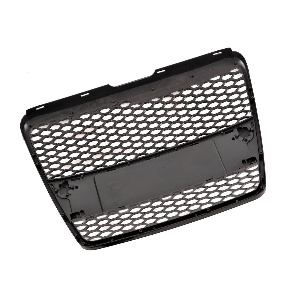 Sport Kühlergrill Gloss Black für Audi A6 C6 Limousine Avant 2004-2008 RS Style
