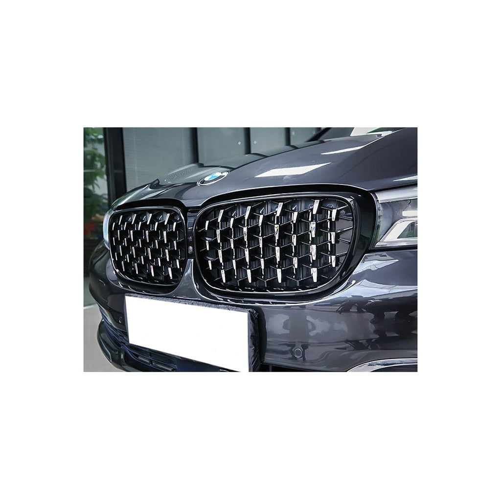 Sport Kühlergrill Glanzschwarz Chrom BMW 7 G11 G12 Pre-Facelift 2015-2019 Modell