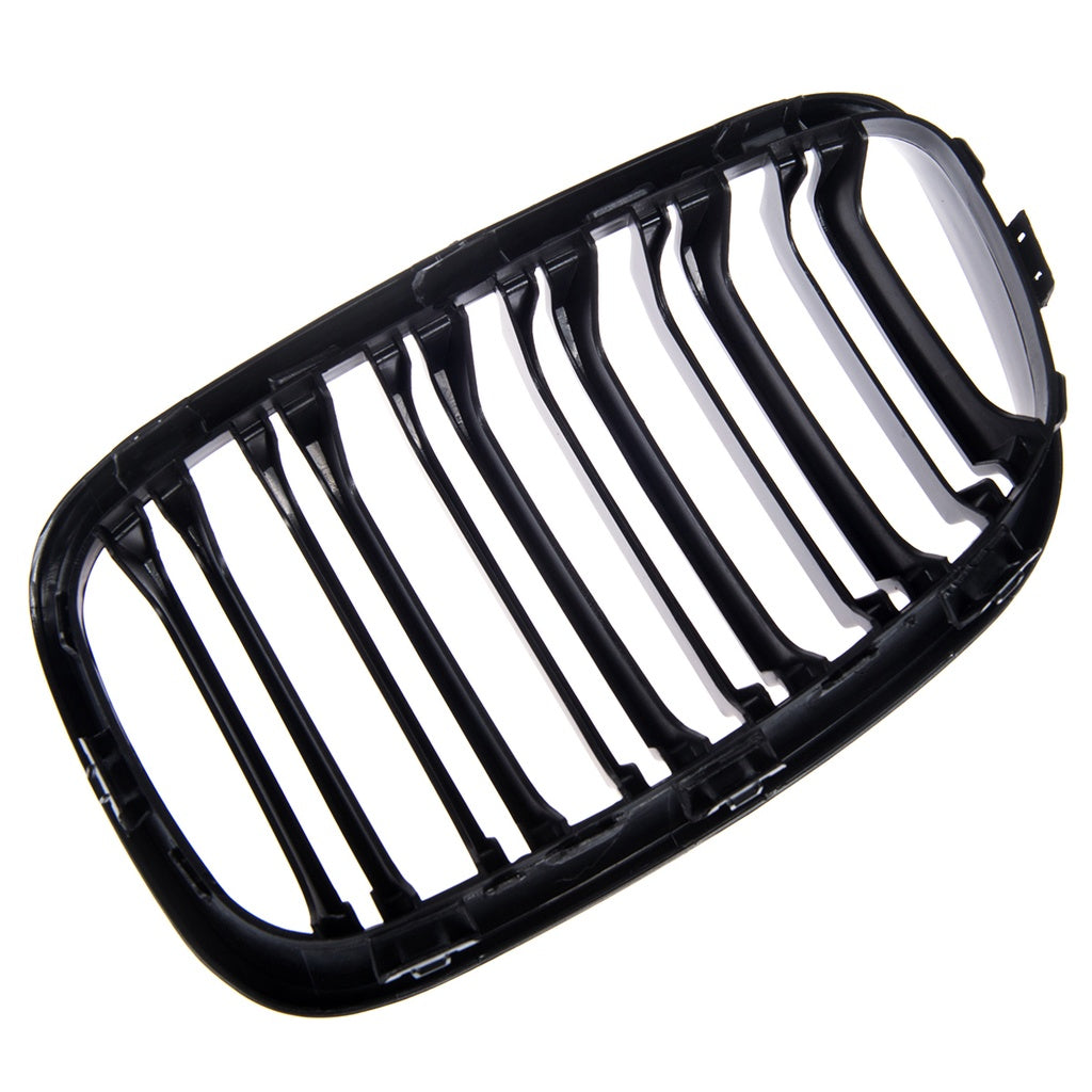 Sport Kühlergrill Dual Line Mattschwarz für BMW 1 F20 F21 Hatchback 2011-2015