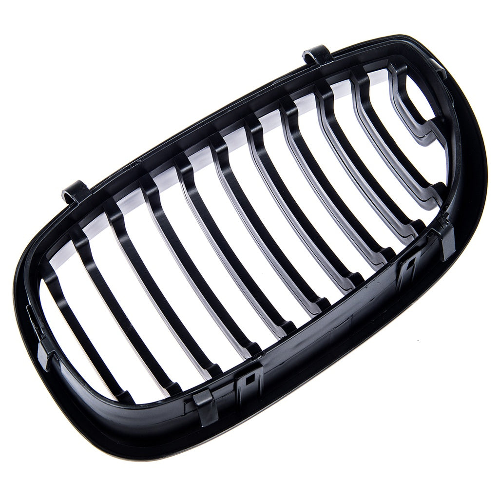 Sport Kühlergrill Single Line Mattschwarz für BMW 3 E46 Coupé Cabrio Facelift 2003-2006