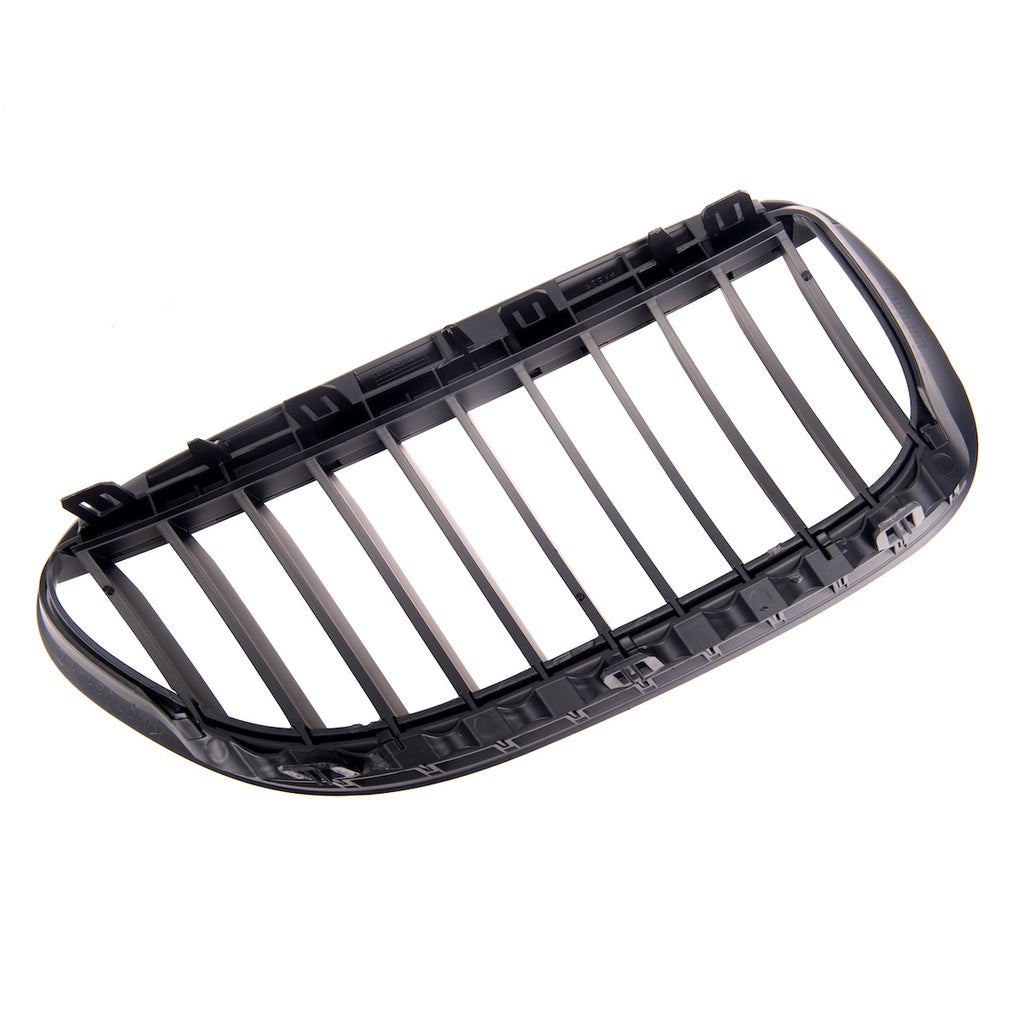Sport Kühlergrill Single Line Mattschwarz für BMW 6 E63 Coupé E64 Cabrio 2003-2010
