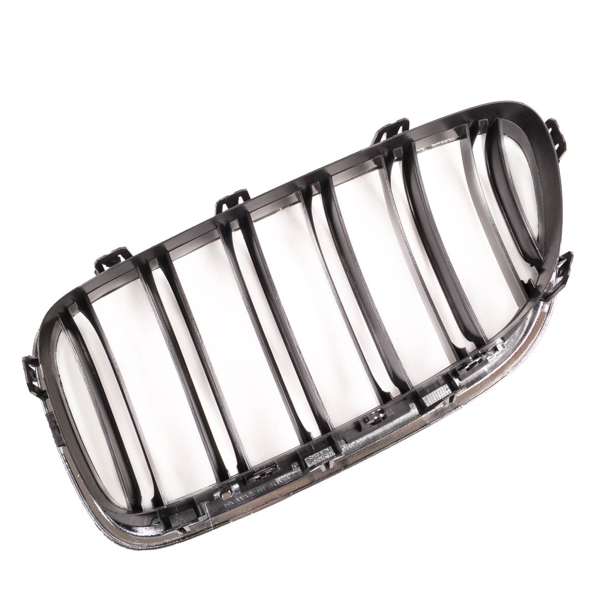 Doppelstreifen Kühlergrill Chrom & Schwarz passend für BMW 5er F10 F11 2010-2018