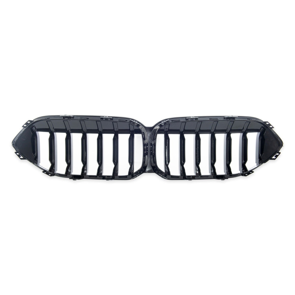 Einzel-Linie Hochglanz Schwarz Sportgrill passend für BMW 2er F44 2020-2024