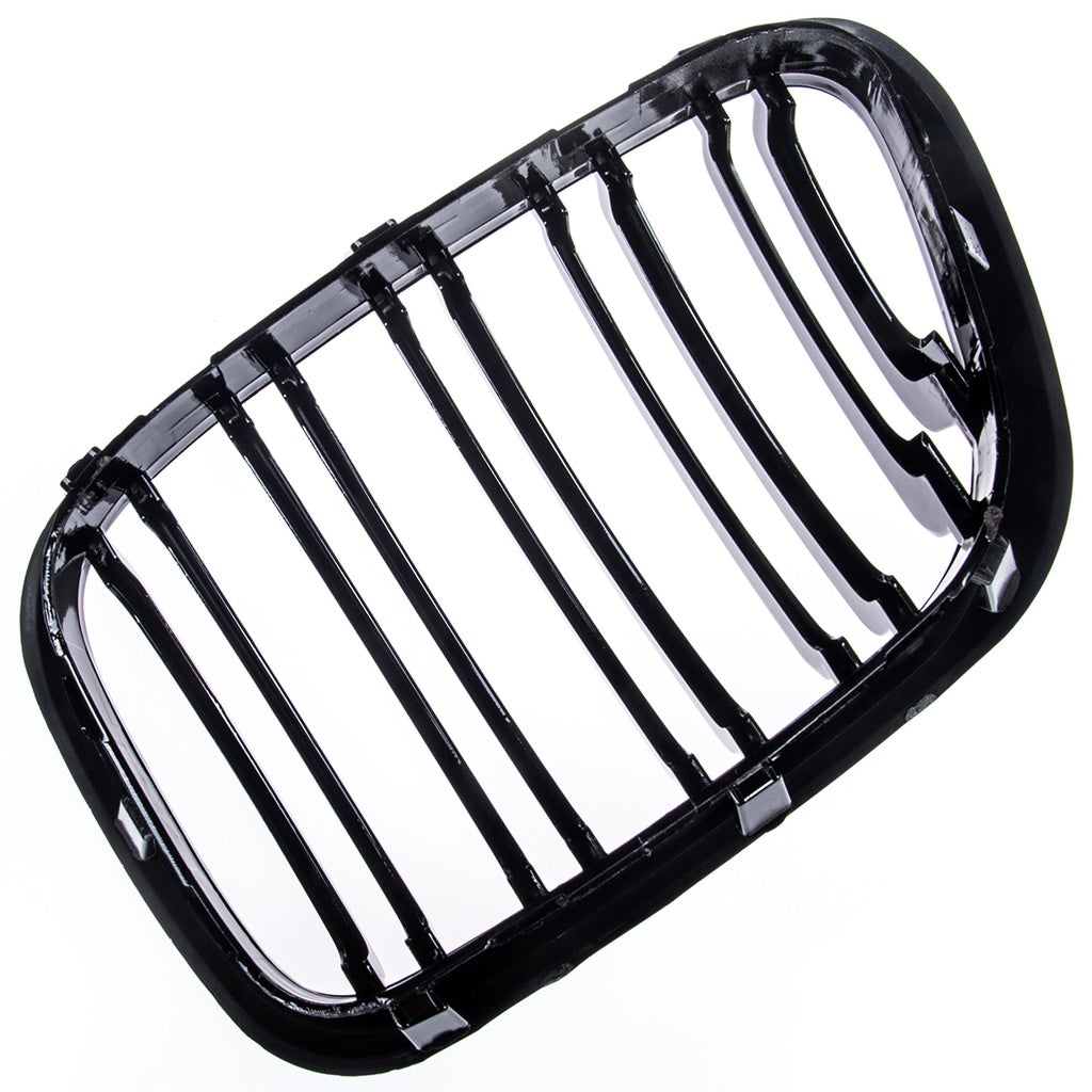 Front Kühlergrill Gloss Black für BMW X5 E53 2000-2003 Dual Line GRIBM0234