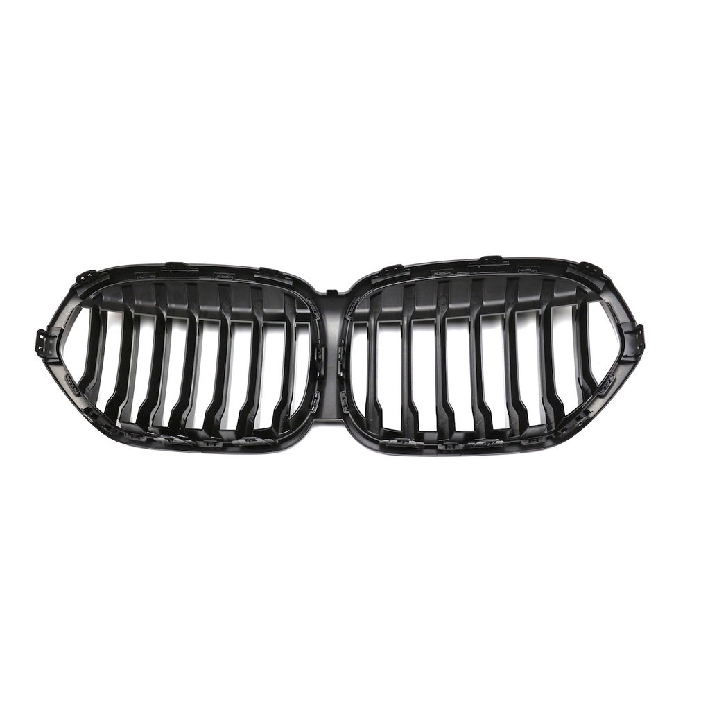 Kühlergrill Glanz Schwarz Einzelne Linie für BMW X1 F48 Facelift 2019-2022