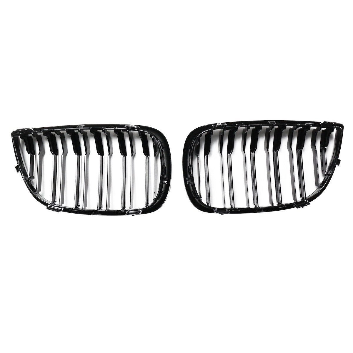 Sportgrill Hochglanz Schwarz Dual Line passend für BMW 1er E81 E87 2004-2007