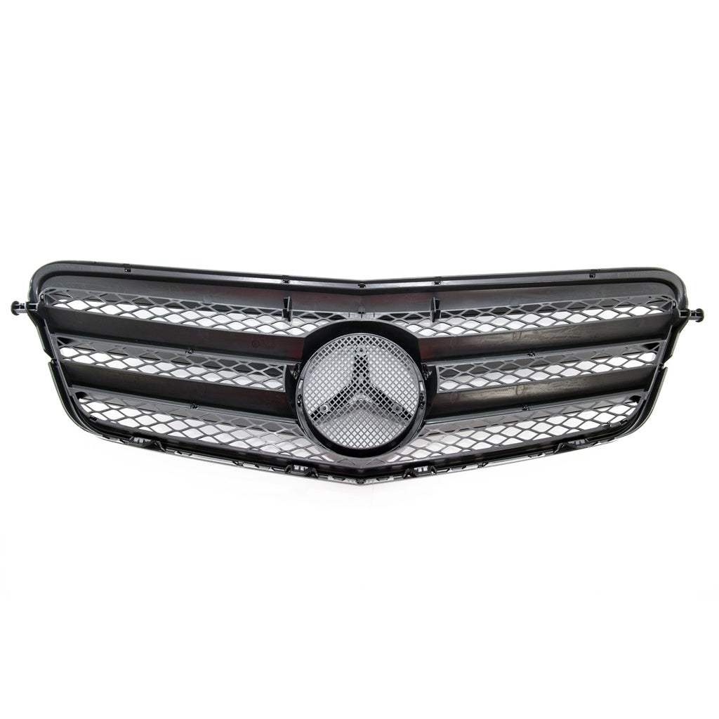 Sport Kühlergrill Chrom Silber für Mercedes SL R129 1989-2001 Modellnummer GRIMB0051