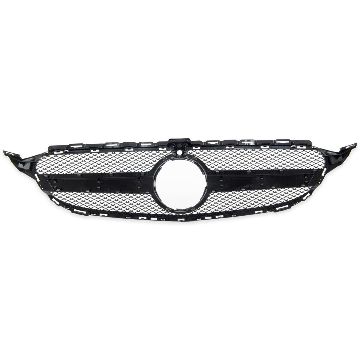 Frontgrill Silber Kamera passend für Mercedes C-Klasse W205 2014-2018