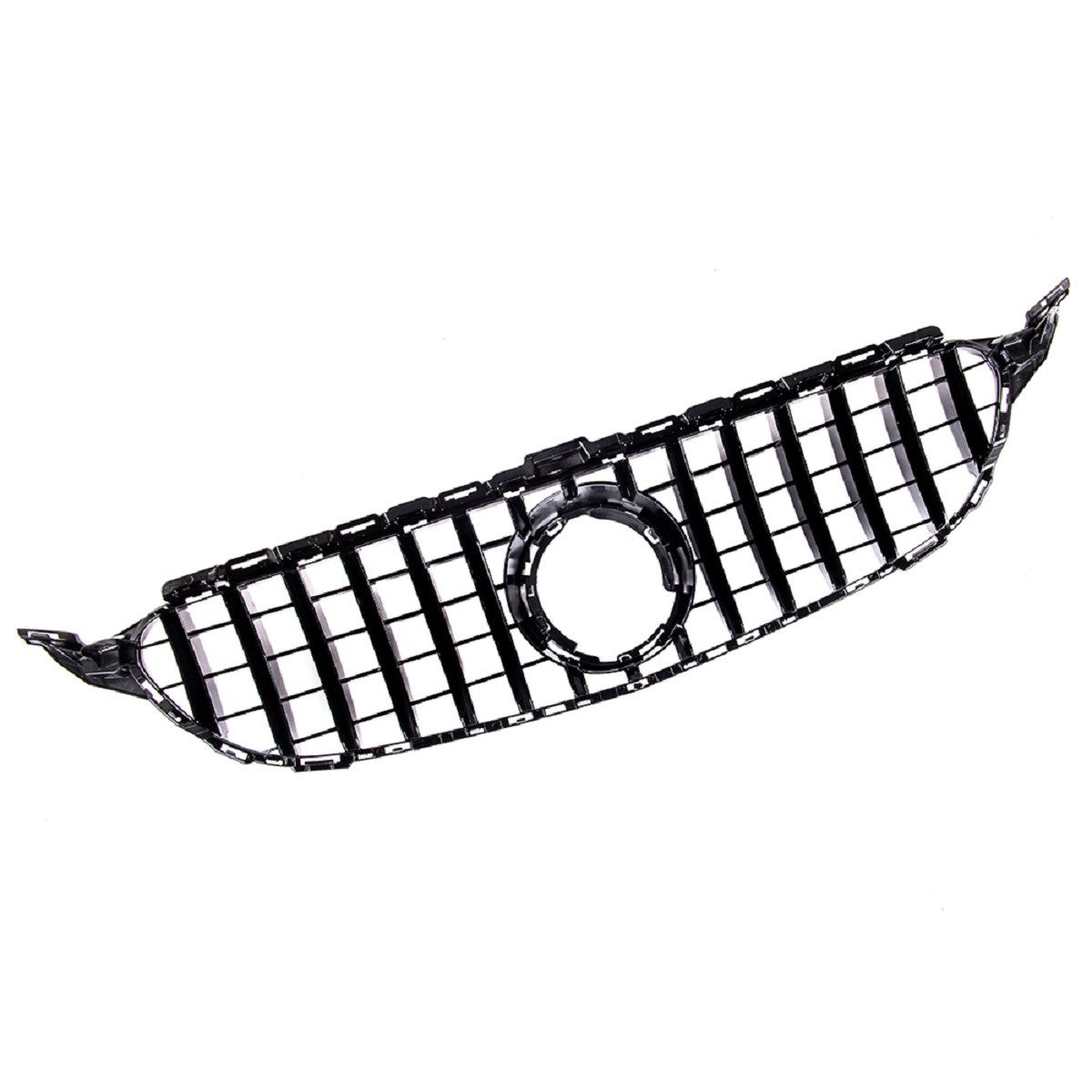 GT Hochglanz schwarzer Kühlergrill passend für Mercedes C-Klasse W205 2018-2021