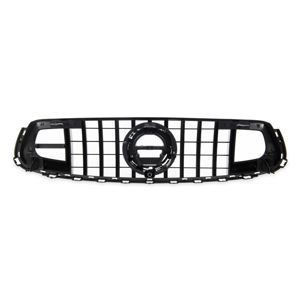 Kühlergrill Panamericana GT Carbon Look Rote Streifen Mercedes GLC X253 C253 SUV Coupé Facelift 2019-2022 AMG-Line