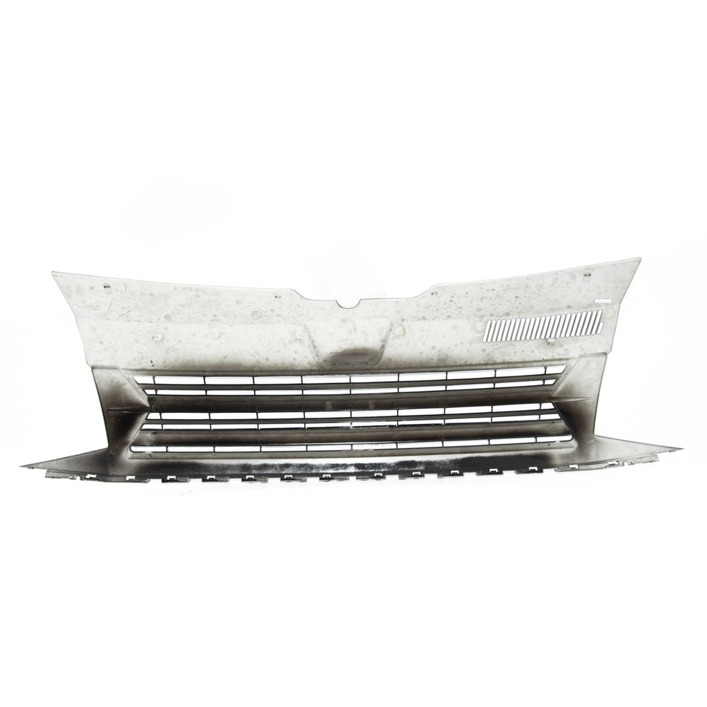 Sport Kühlergrill Badgeless Schwarz Chromstreifen für VW TRANSPORTER MULTIVAN T6