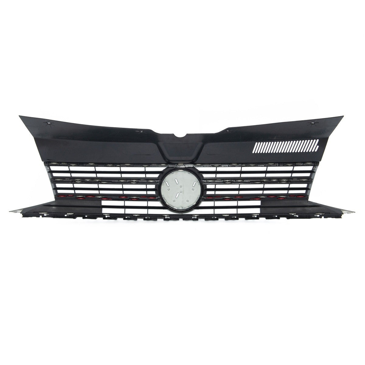 Hochglanz Schwarz & Roter Grill passend für VW Transporter Multivan T6 2015-2019